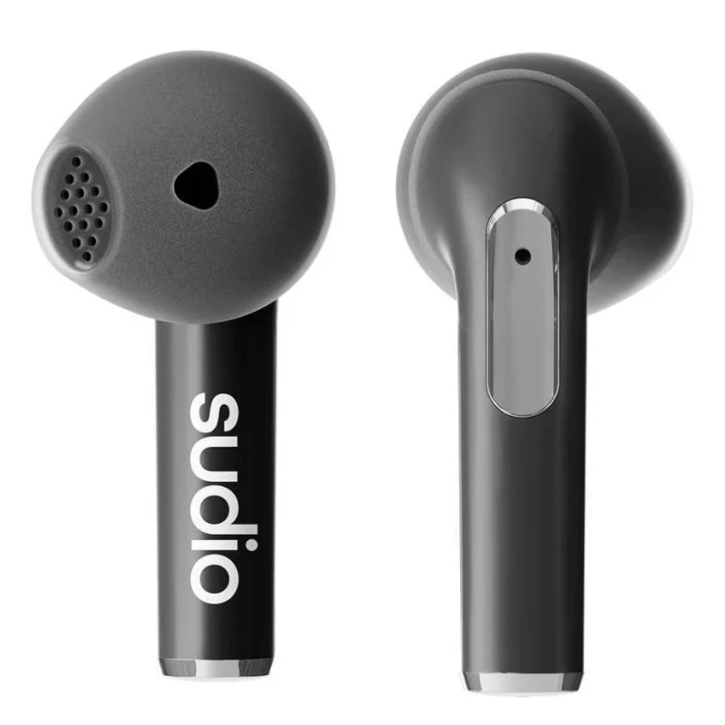 Sudio N2 True Wireless Bluetooth On-Ear Earphone with Mic - Black