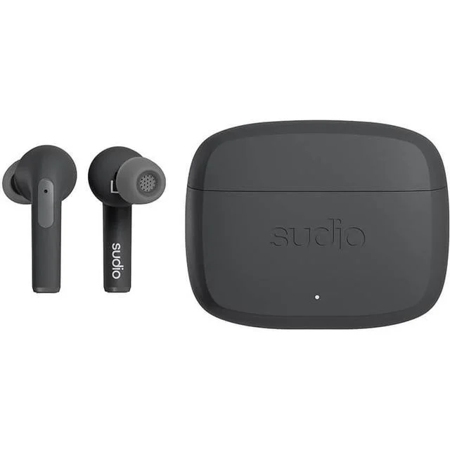 Sudio N2 Pro True Wireless Bluetooth Noise-Cancelling In-Ear Earphone with Mic - Black