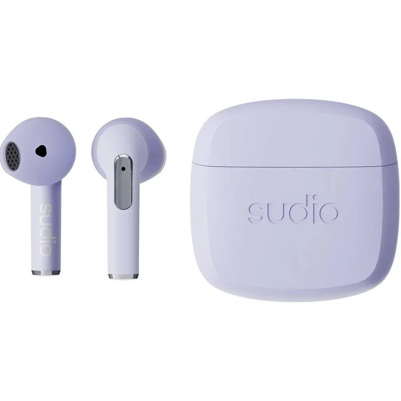 Sudio N2 True Wireless Bluetooth On-Ear Earphone with Mic - Purple
