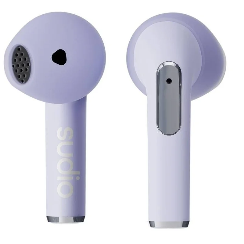 Sudio N2 True Wireless Bluetooth On-Ear Earphone with Mic - Purple