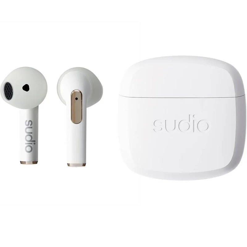 Sudio N2 True Wireless Bluetooth On-Ear Earphone with Mic - White