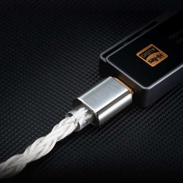 iBasso CB18 Straight Type-C to Straight Type-C Silver-plated Copper (SPC) USB-C Upgrade OTG Interconnect Cable