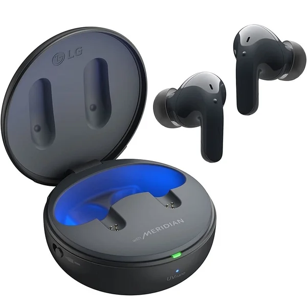 LG TONE Free T90 Wireless Bluetooth Noise-Cancelling In-Ear Earphone With Mic - Black