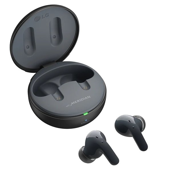 LG TONE Free T60 TWS Wireless Bluetooth Noise-Cancelling In-Ear Earphone With Mic - Black