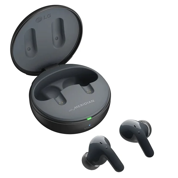 LG TONE Free T60 TWS Wireless Bluetooth Noise-Cancelling In-Ear Earphone With Mic - Black