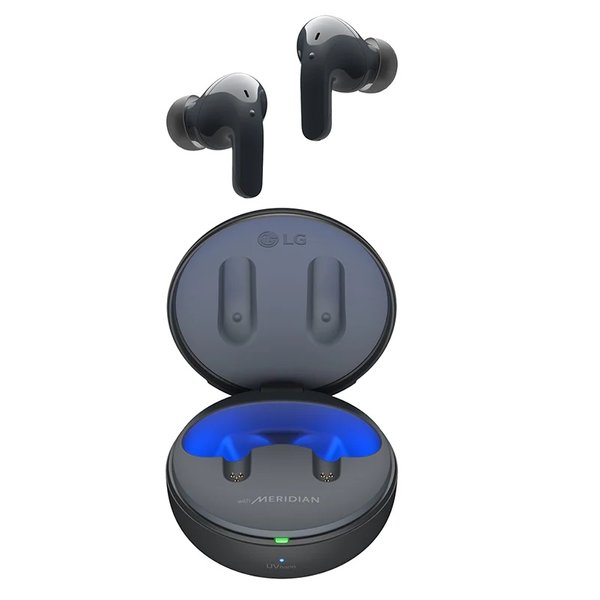 LG TONE Free T60 TWS Wireless Bluetooth Noise-Cancelling In-Ear Earphone With Mic - Black