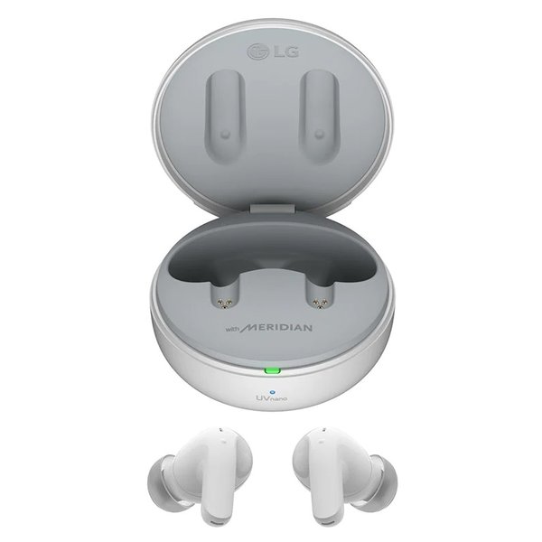 LG TONE Free T60 TWS Wireless Bluetooth Noise-Cancelling In-Ear Earphone With Mic - White