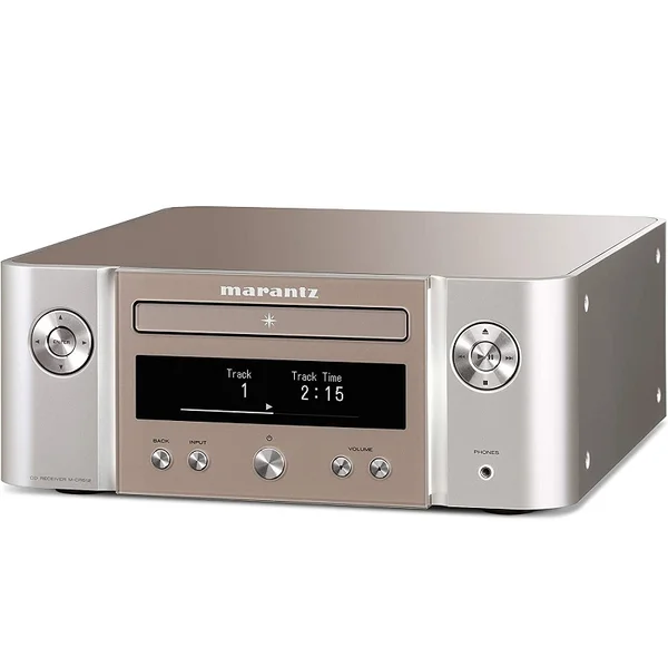 Marantz Melody X (M-CR612) Multi-Room Wireless Bluetooth/WiFi Network Streamer, CD Player & Integrated Amplifier - Silver Gold