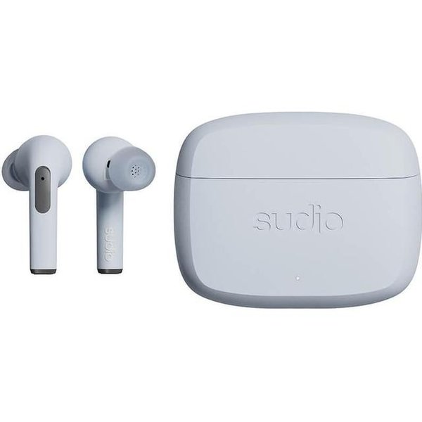 Sudio N2 Pro True Wireless Bluetooth Noise-Cancelling In-Ear Earphone with Mic - Steel Blue