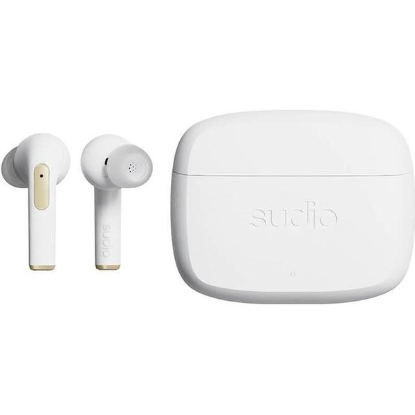 Sudio N2 Pro True Wireless Bluetooth Noise-Cancelling In-Ear Earphone with Mic - White