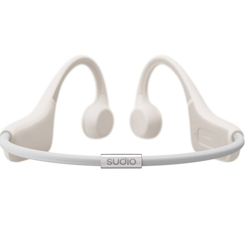 B1 Wireless Bluetooth Bone Conduction Headphone - Beige | Sudio Singapore