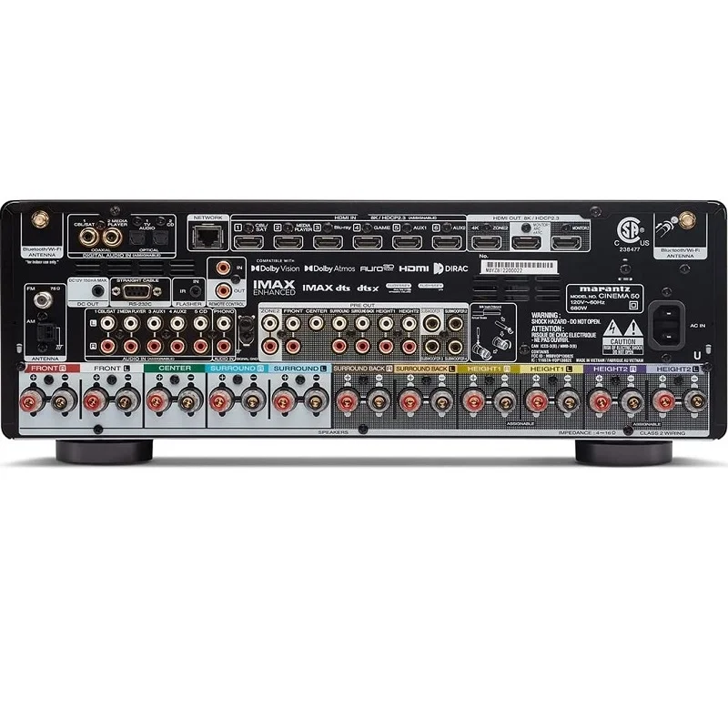 Marantz CINEMA 50 9.4 Channel 8K Hi-Fi Network AV Receiver AVR