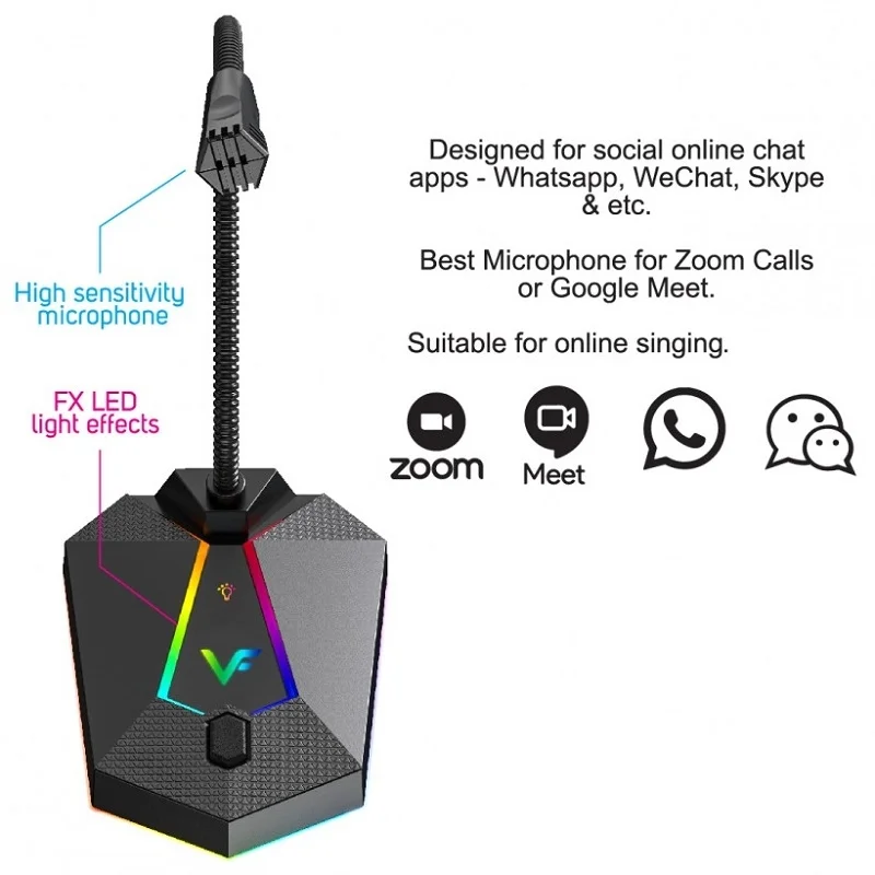 Vinnfier DM 100 Multimedia Omni-directional USB Microphone