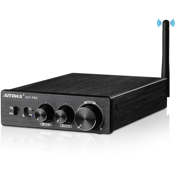 AIYIMA A07 Pro Wireless Bluetooth Receiver/Streamer Hi-Fi Integrated Amplifier