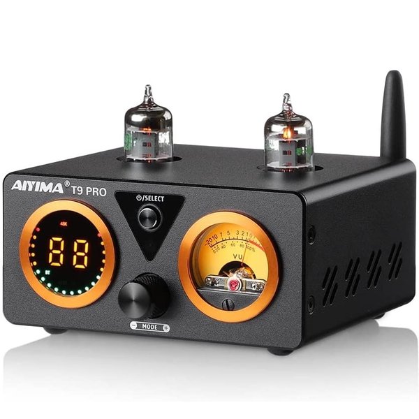 AIYIMA T9 PRO Wireless Bluetooth Receiver/Streamer, Coaxial / Optical / USB DAC & Tube Integrated Amplifier AIYIMA T9 PRO Wireless Bluetooth Receiver/Streamer, Coaxial / Optical / USB DAC & Tube Integrated Amplifier
