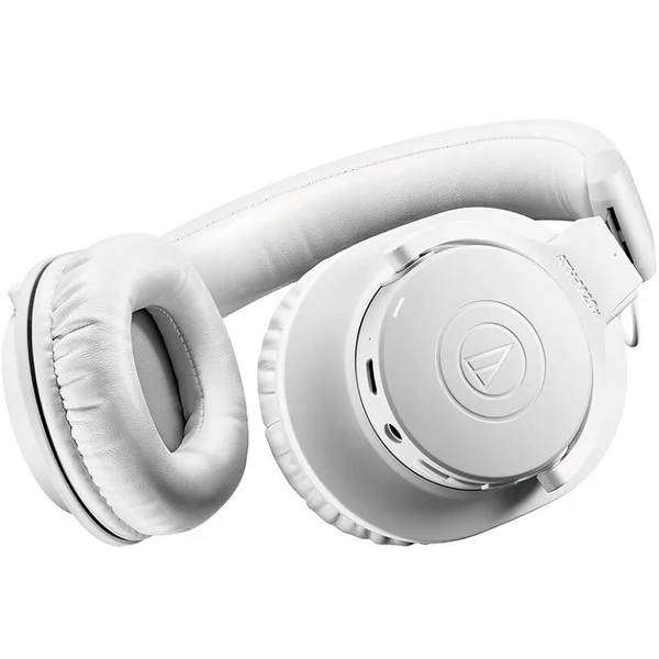 Audio-Technica ATH-M20xBT Wired/Wireless Bluetooth Over-Ear Headphone with Mic - White