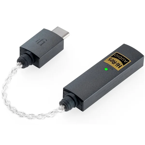 iFi GO link MQA Type-C/Lightning USB DAC & Headphone Amplifier Cable Dongle [Display Set]