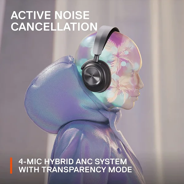 SteelSeries Arctis Nova Pro Wireless Bluetooth+2.4GHz Multi-Platform Noise-Cancelling Over-Ear Gaming Headset - Black