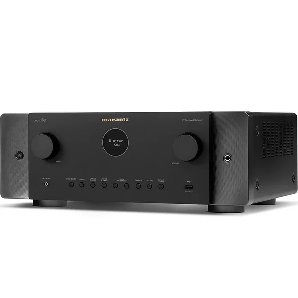 Marantz CINEMA 60 7.2 Channel 8K Hi-Fi Network AV Receiver (with Dolby Atmos, DTS:X) - Black