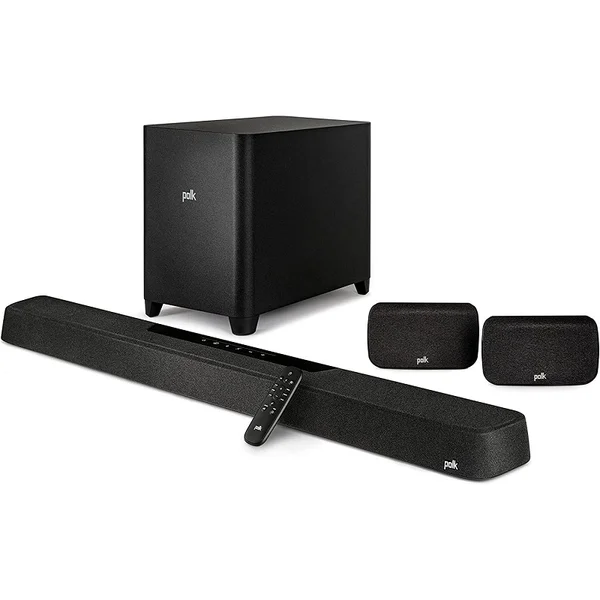 Polk Audio MagniFi Max AX SR 7.1.2 Dolby Atmos DTS:X Wireless Bluetooth/WiFi Soundbar Speaker with 10" Wireless Subwoofer