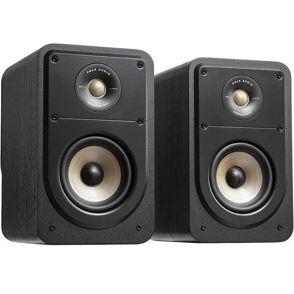 Polk Audio Signature Elite ES15 Passive Desktop Bookshelf Speakers - Black