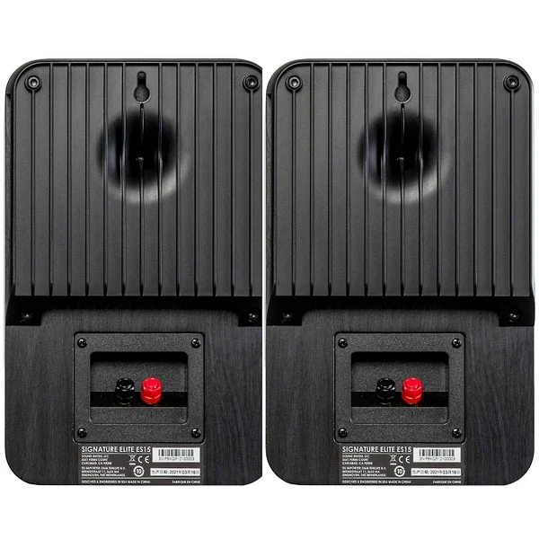 Polk Audio Signature Elite ES15 Passive Desktop Bookshelf Speakers - Black
