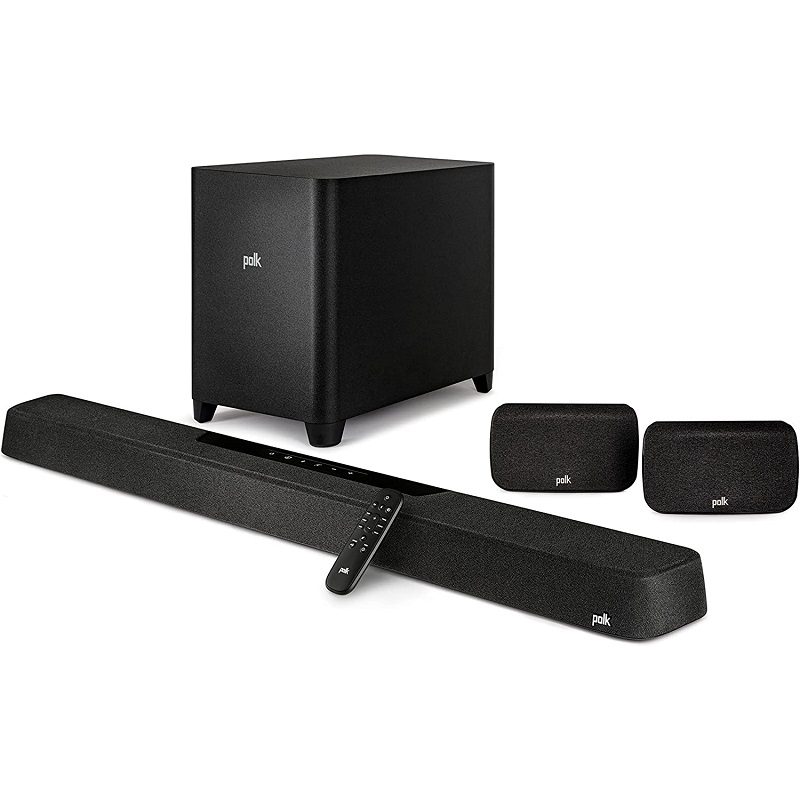 Polk Audio MagniFi Max AX SR Dolby Atmos DTS:X Wireless  Bluetooth/WiFi Soundbar Speaker with 10