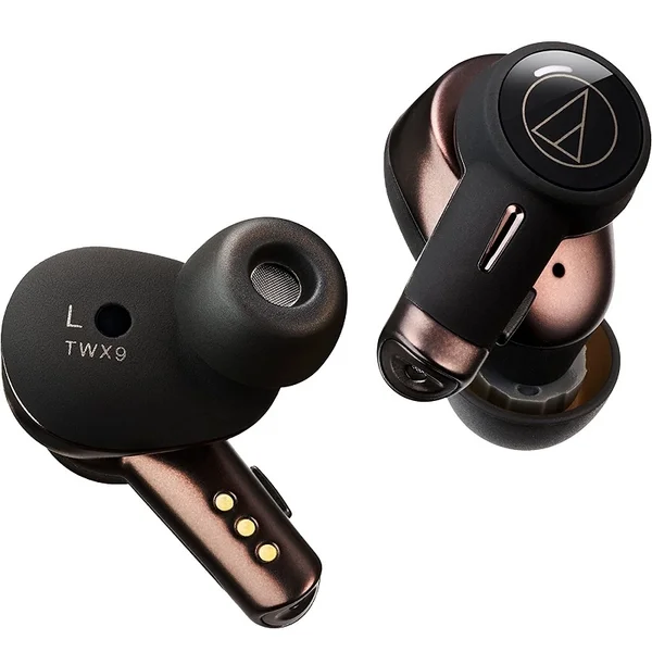 Audio-Technica ATH-TWX9 True Wireless Bluetooth Active Noise-Cancelling In-Ear Earphone with Mic
