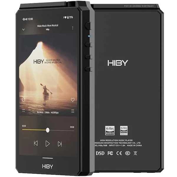 HiBy R6 III (Gen 3) MQA Digital Audio Player - Black [Display Set]