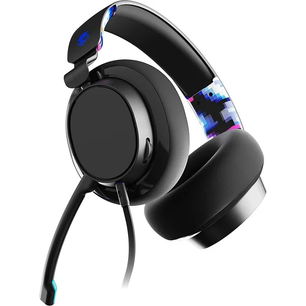 Skullcandy SLYR Pro Wired Multi-Platform Over-Ear Gaming Headset with Mic (PC, PS, Switch, Xbox, Mobile) - Blue DigiHype