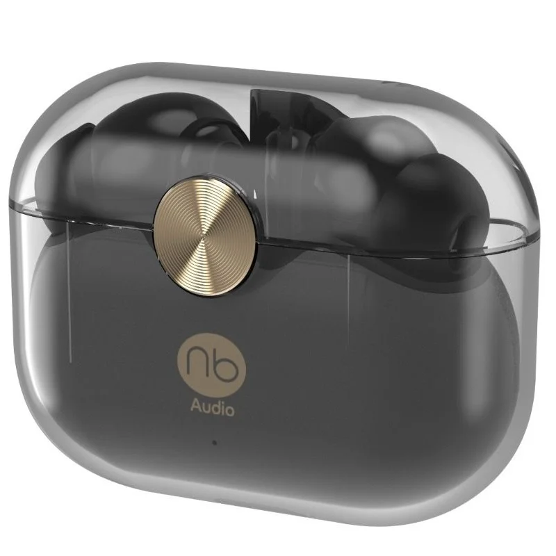 (nb)Audio SkeLeTon True Wireless Bluetooth Noise-Cancelling In-Ear Earphone with Mic - Black