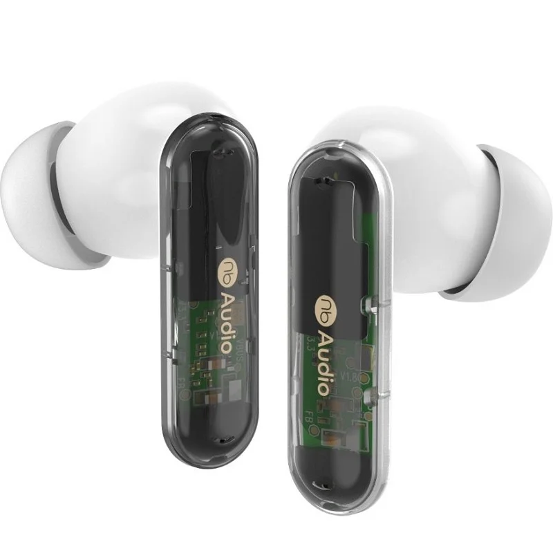 (nb)Audio SkeLeTon True Wireless Bluetooth Noise-Cancelling In-Ear Earphone with Mic