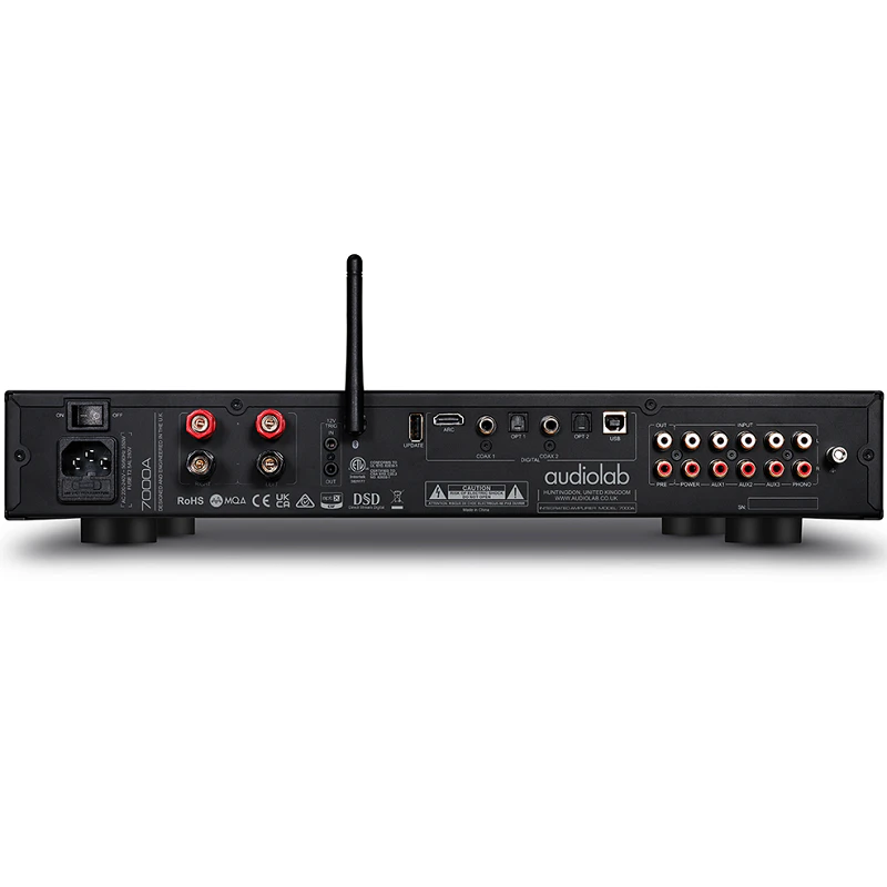 Audiolab 7000A MQA Wireless Bluetooth Transceiver Streamer Hi-Fi Integrated Amplifier USB DAC HDMI Phono