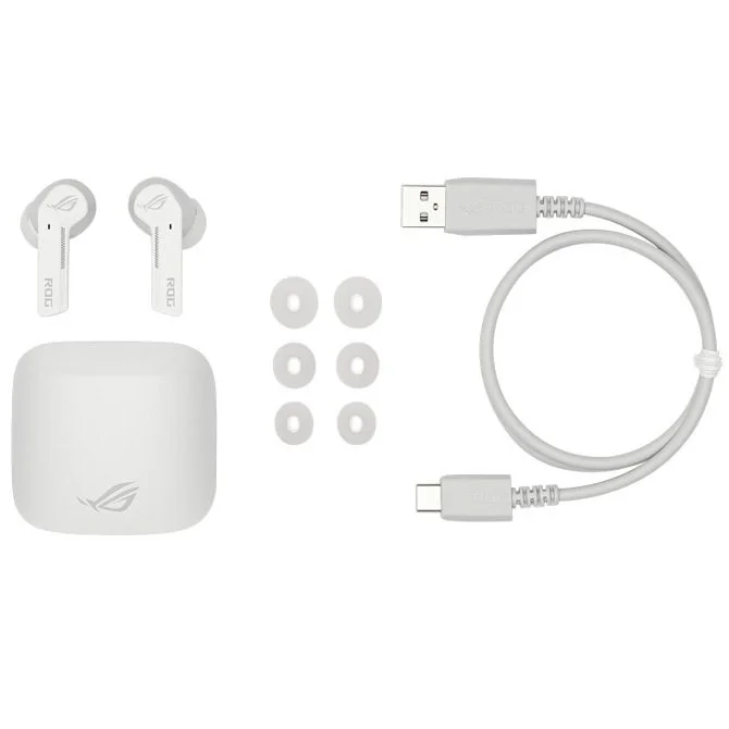 ROG Cetra True Wireless Gaming Earphones (Moonlight White)