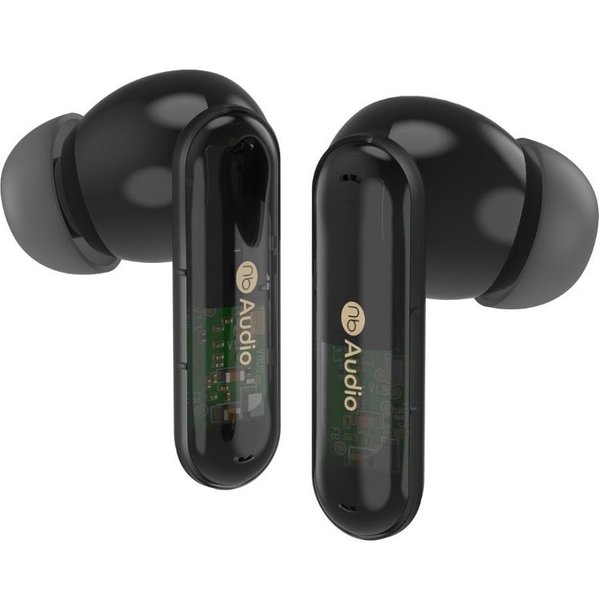 (nb)Audio SkeLeTon True Wireless Bluetooth Noise-Cancelling In-Ear Earphone with Mic - Black