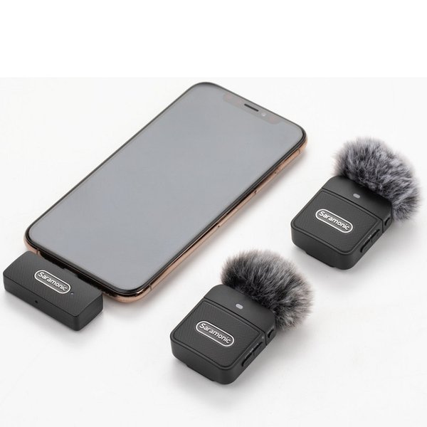 Saramonic Blink100 B4 Lightning Dual-Channel Wireless Microphone System for Apple iOS (iPhone/iPad) Saramonic Blink100 B4 Lightning Dual-Channel Wireless Microphone System for Apple iOS (iPhone/iPad)