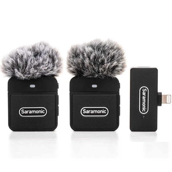 Saramonic Blink100 B4 Lightning Dual-Channel Wireless Microphone System for Apple iOS (iPhone/iPad) Saramonic Blink100 B4 Lightning Dual-Channel Wireless Microphone System for Apple iOS (iPhone/iPad)