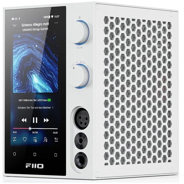 FiiO R7 MQA Wireless/Wired Desktop All-in-One HiFi Streamer Audio Player System - White FiiO R7 MQA Wireless/Wired Desktop All-in-One HiFi Streamer Audio Player System - White