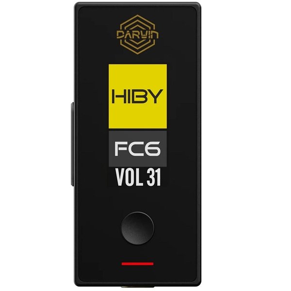 HiBy FC6 MQA Type-C to 3.5mm Portable USB DAC & Headphone Amplifier Adapter - Black