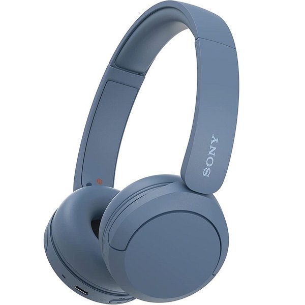 Sony WH-CH520 Wireless Bluetooth On-Ear Headphone with Microphone - Blue Sony WH-CH520 Wireless Bluetooth On-Ear Headphone with Microphone - Blue