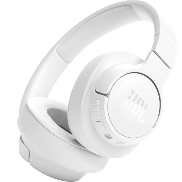 JBL Tune 720BT Wired/Wireless Bluetooth Over-Ear Headphone with Mic - White JBL Tune 720BT Wired/Wireless Bluetooth Over-Ear Headphone with Mic - White