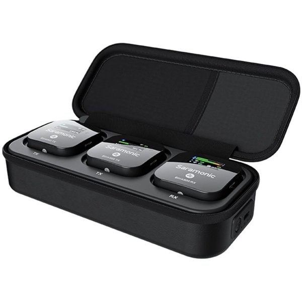 Saramonic Blink900 B2 Dual Channel Wireless Microphone System with Charging Case Saramonic Blink900 B2 Dual Channel Wireless Microphone System with Charging Case