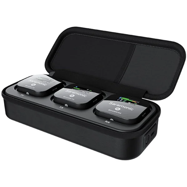 Saramonic Blink900 B2 Dual Channel Wireless Microphone System with Charging Case