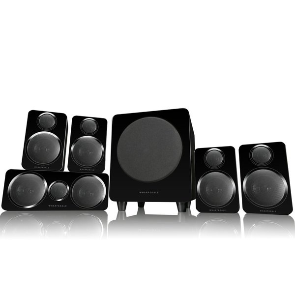 Wharfedale DX-2 HCP 5.1 Passive Surround System with Centre Speaker & 8-inch (8") Powered Subwoofer