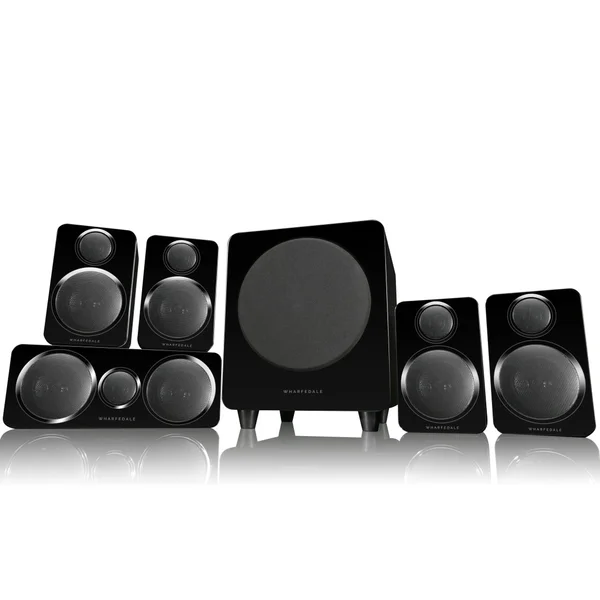 Wharfedale DX-2 HCP 5.1 Passive Surround System with Centre Speaker & 8-inch (8") Powered Subwoofer