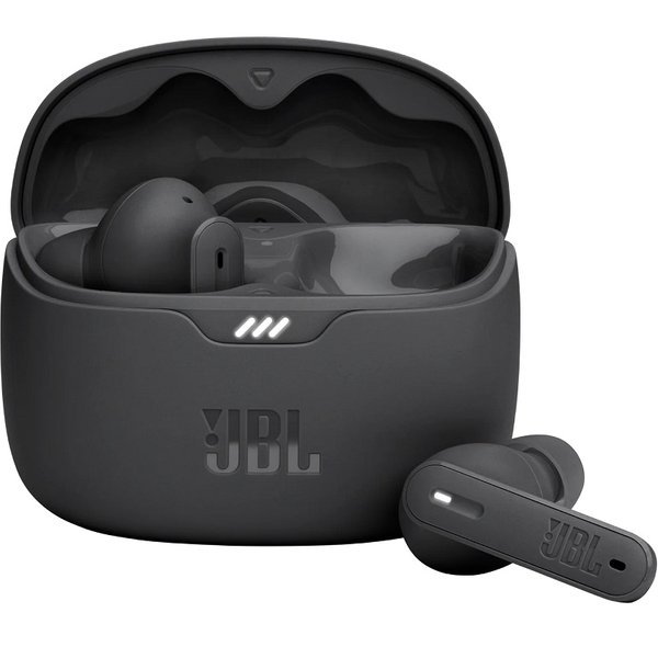 JBL Tune Beam True Wireless Bluetooth Noise-Cancelling In-Ear Earphone with Mic - Black