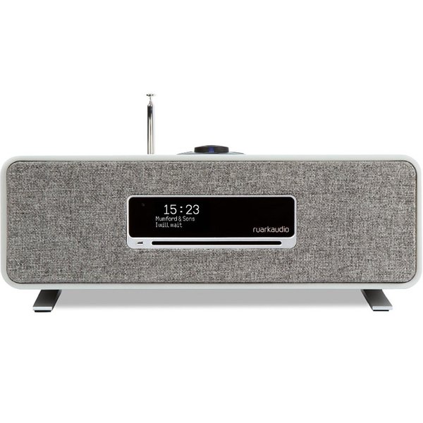 Ruark R3S Multi-Room Wireless Bluetooth/WiFi Network Desktop Speaker & CD Player with FM Radio - Soft Grey Lacquer Ruark R3S Multi-Room Wireless Bluetooth/WiFi Network Desktop Speaker & CD Player with FM Radio - Soft Grey Lacquer