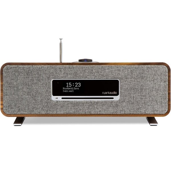 Ruark R3S Multi-Room Wireless Bluetooth/WiFi Network Desktop Speaker & CD Player with FM Radio - Rich Walnut Veneer Ruark R3S Multi-Room Wireless Bluetooth/WiFi Network Desktop Speaker & CD Player with FM Radio - Rich Walnut Veneer