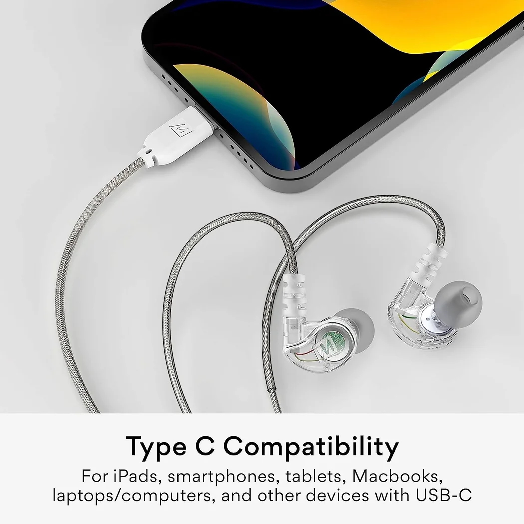 Mee Audio M6 USB-C (Clear)
