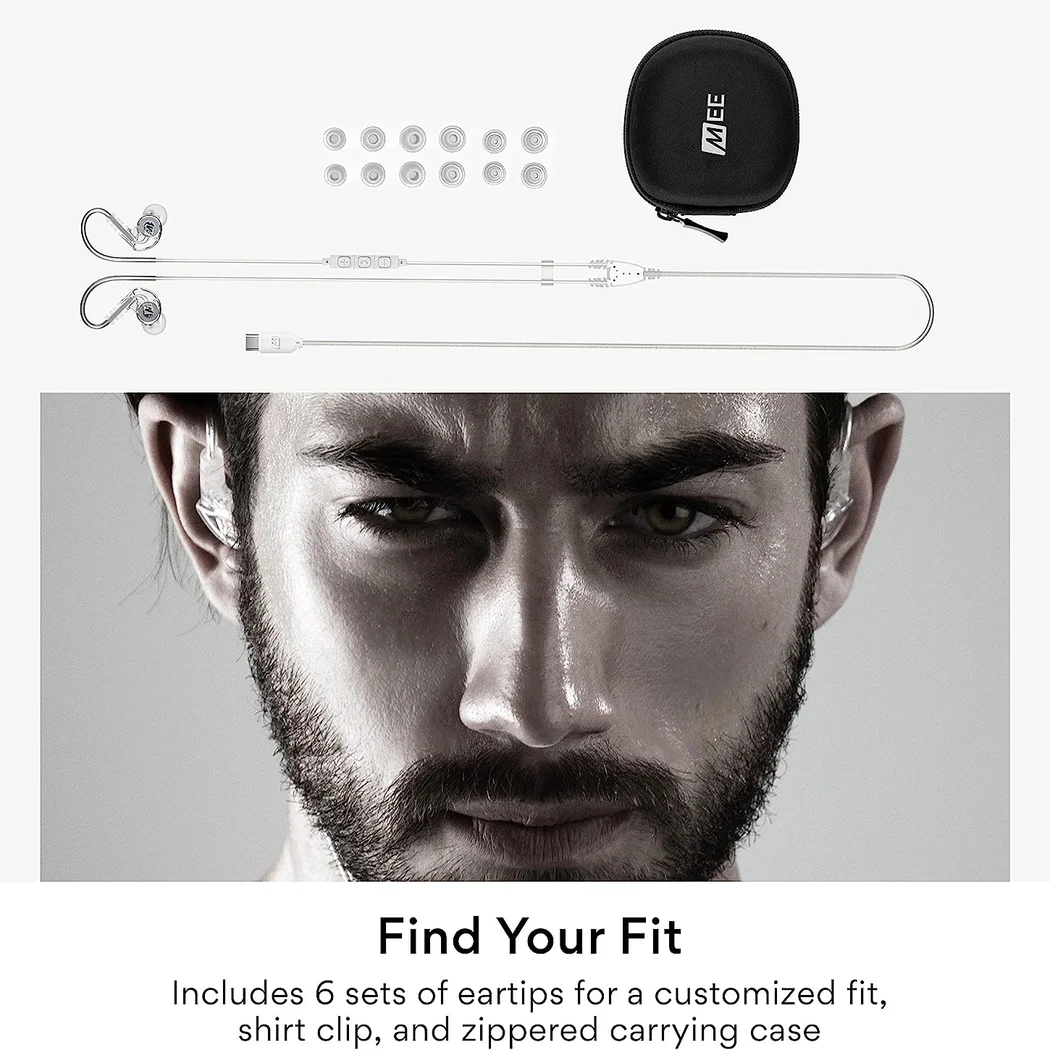 Mee Audio M6 USB-C (Clear)